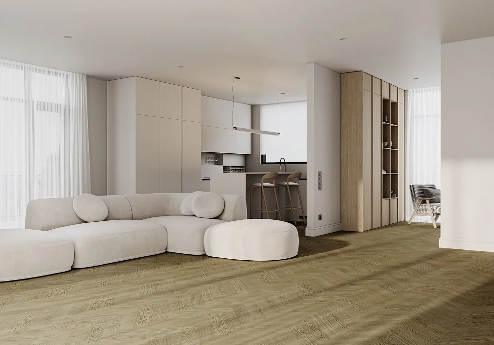 Кварцевый паркет Quartz Parquet Штучный паркет Дуб Конго 44-1258-54 5/0,6 мм
