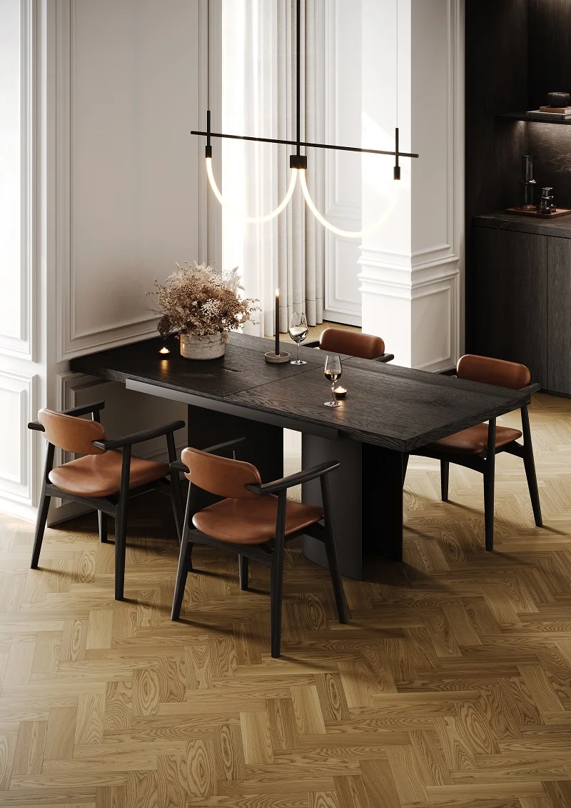 Кварцевый паркет Quartz Parquet Штучный паркет  Вяз Кенигсберг 44-550-62 5/0,6 мм