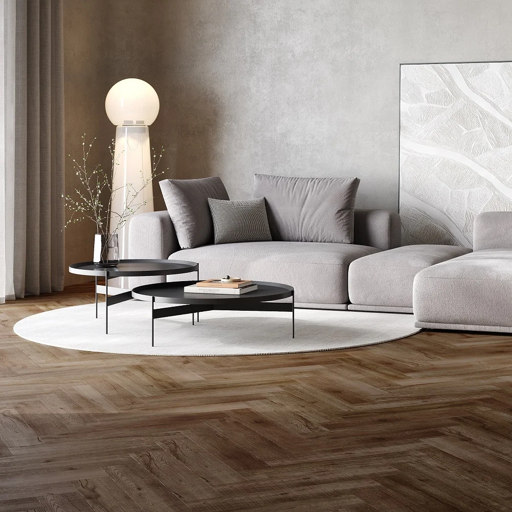 Кварцевый ламинат Home Expert Паркет Дуб Бари 33-81996-6