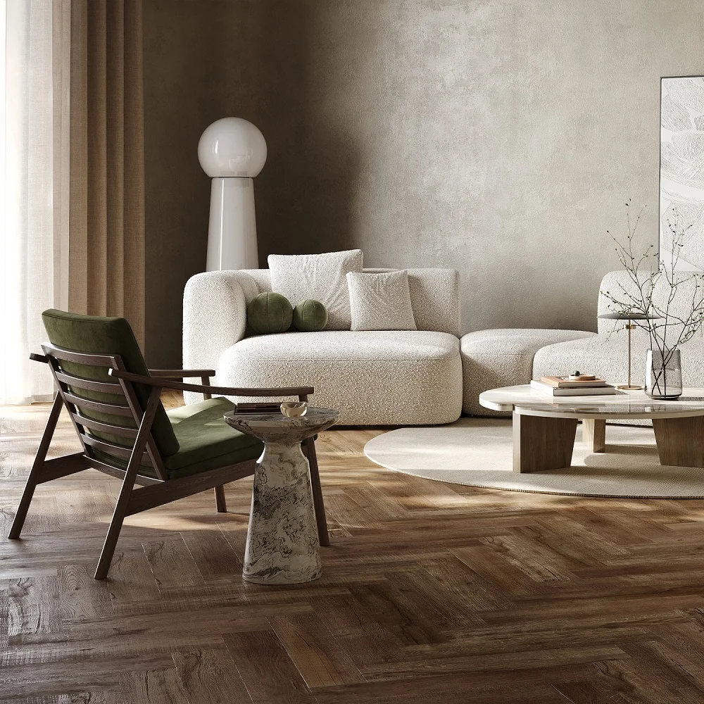 Кварцевый ламинат Home Expert Паркет Дуб Бари 33-81996-6