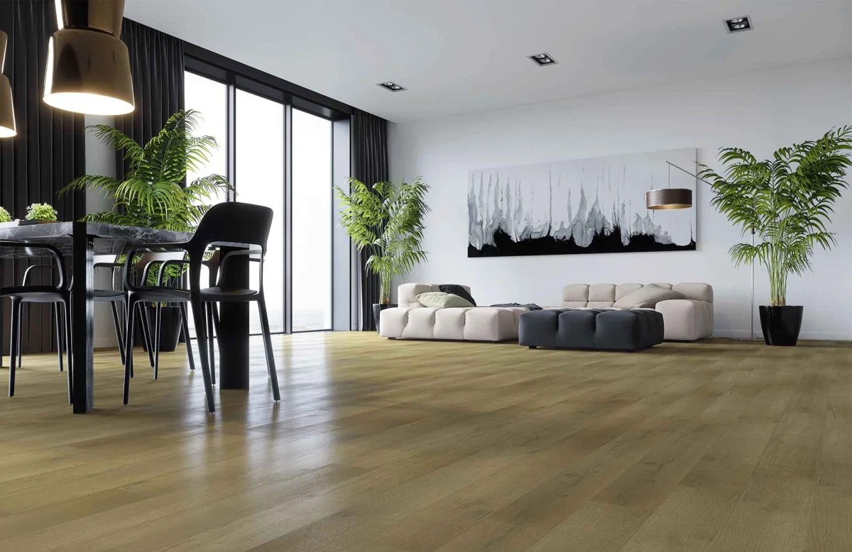 Кварцевый ламинат Home Expert Натуральный Дуб Янтарный пляж 1201/0-002 