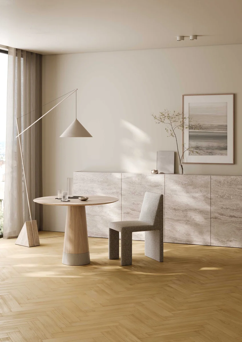 Кварцевый паркет Quartz Parquet Штучный паркет Гикори Североамериканский 44-400-74 5/0,6 мм