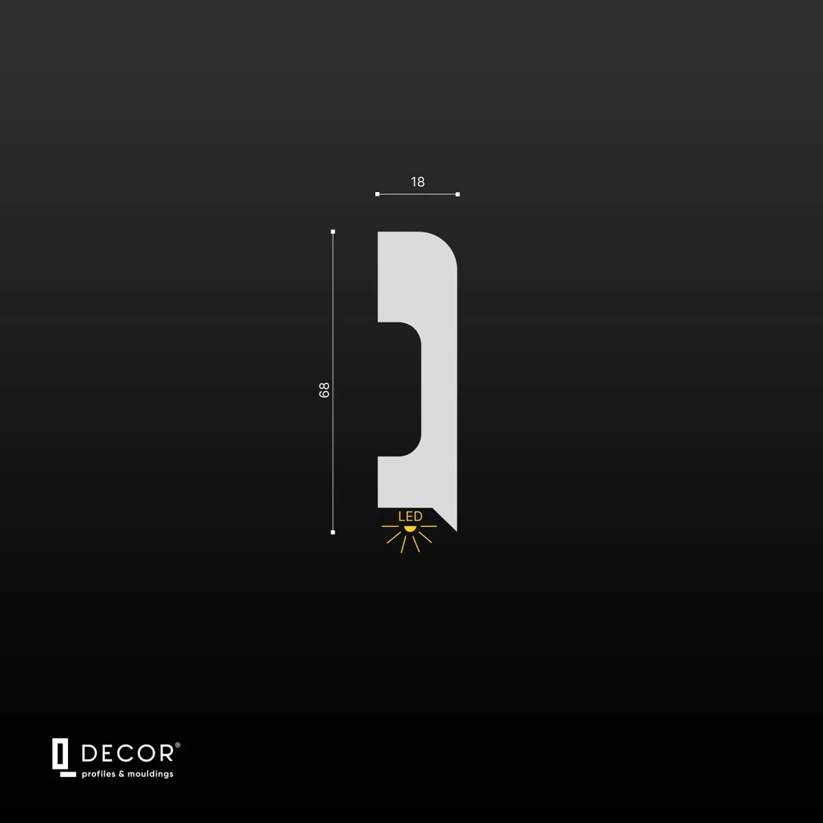 Молдинг Q Decor BX092L